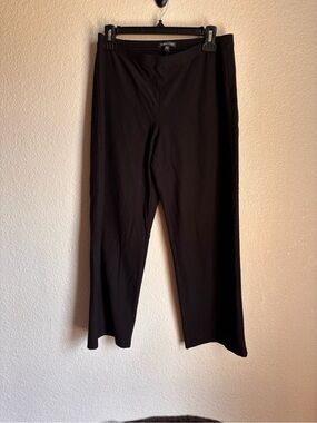 Eileen Fisher Black Stretch Dress Pants — Straight Leg